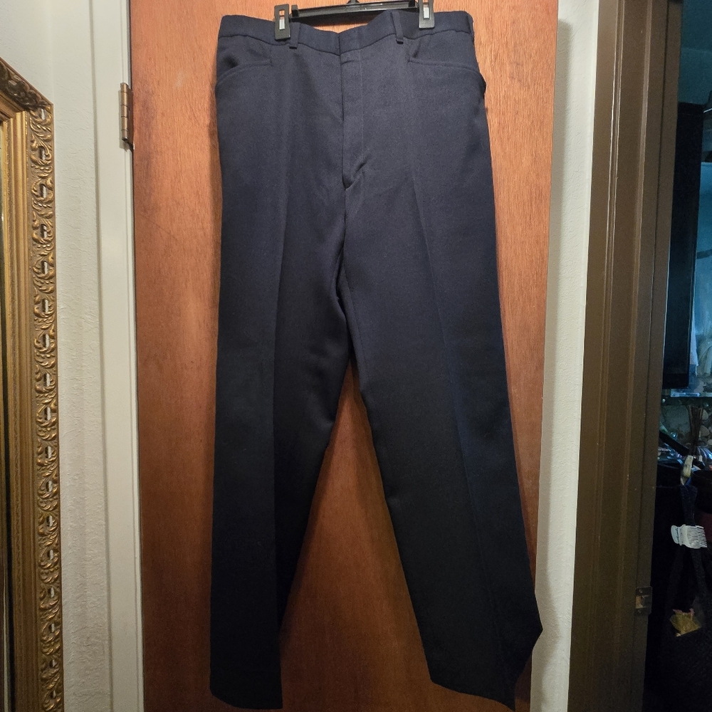 Haggar gorgeous mens suit black/dark blue szL 42 - Picture 8 of 12